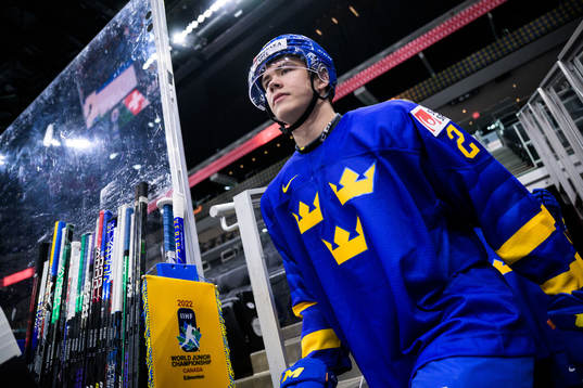 William Wallinder of Sweden at warm-up