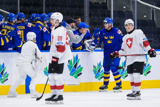 Daniel Torgersson of Sweden celebrates