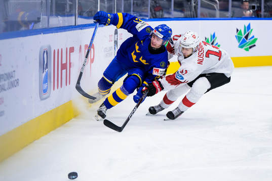Isak Rosén of Sweden and Arno Nussbaumer of Switzerland