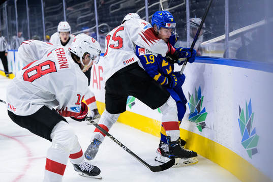 Joshua Fahrni and Brian Zanetti of Switzerland against