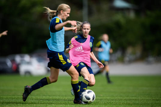 Olivia Neander och Ella Lundin