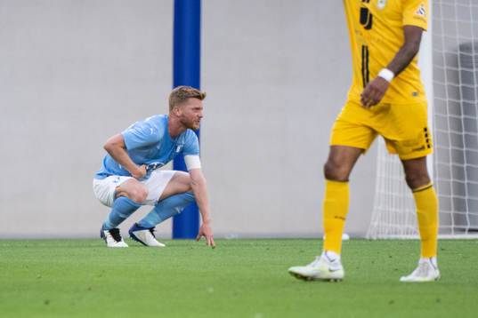 Anders Christiansen of Malmö in pain