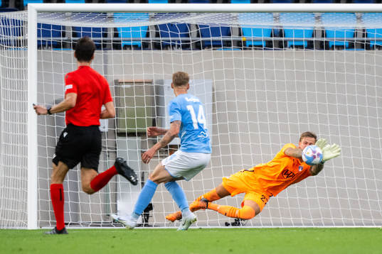 Goalkeeper Johan Dahlin of Malmö