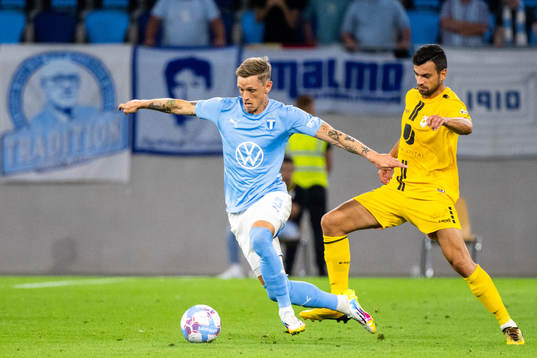 Søren Rieks of Malmö and Samir Hadji of Diddeleng