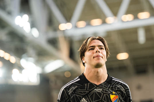 goalkeeper Jacob Widell Zetterström of Djurgården  the