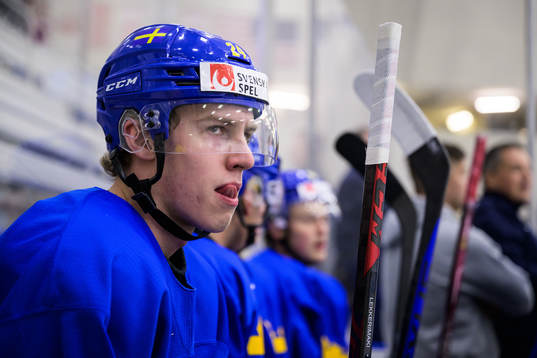 Jonathan Lekkerimäki of Sweden at a practice session