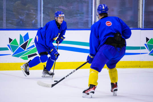 Fabian Lysell of Sweden at a practice session