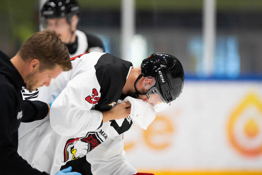Malmö Redhawks Kristian Vesalainen med skada