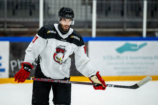 Malmö Redhawks Markus Lauridsen deppar