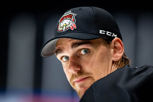 Malmö Redhawks målvakt Adam Werner
