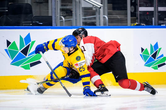 Liam Öhgren of Sweden and Oskar Maier of Austria