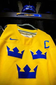 Jersey of Emil Andrae of Sweden