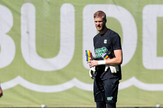 Varbergs målvakt Fredrik Andersson