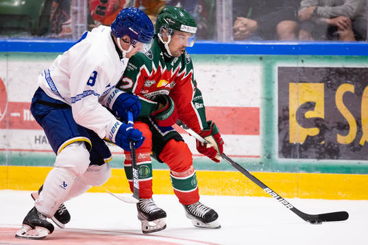 Leksands Matt Caito och Frölundas Patrik Carlsson