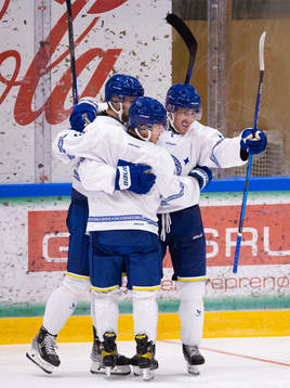 Leksands Jesper Kardergård jublar