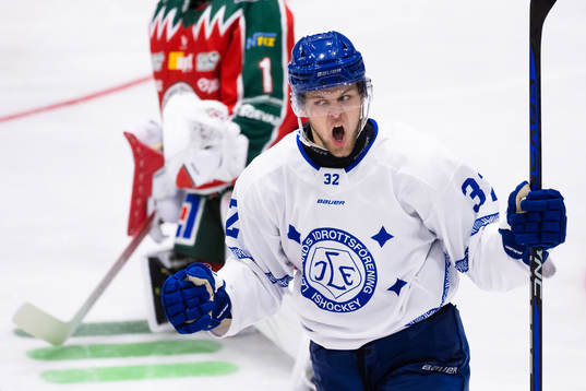 Leksands Jesper Kardergård jublar