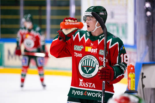 Frölundas Lucas Nordsäter  innan
