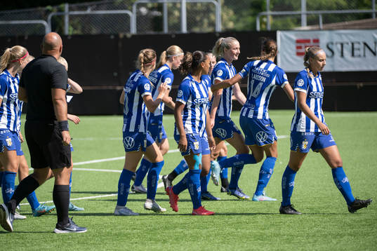 IFK Göteborgs lag jublar