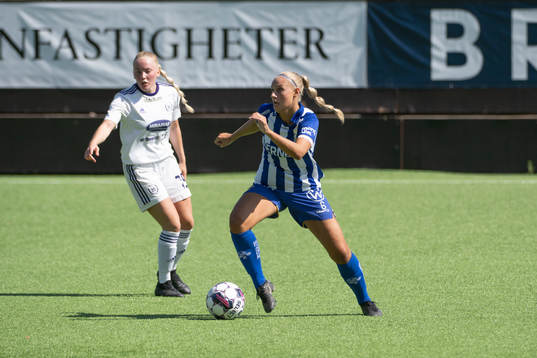 Lerums Sofia Annerström och IFK Göteborgs Filippa Hopkins