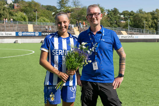 IFK Göteborgs Filippa Hopkins hyllas