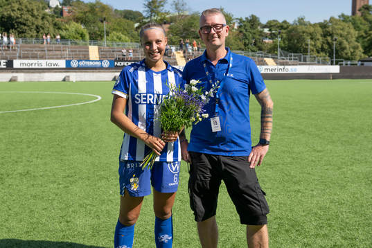 IFK Göteborgs Filippa Hopkins hyllas