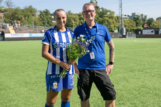 IFK Göteborgs Filippa Hopkins hyllas