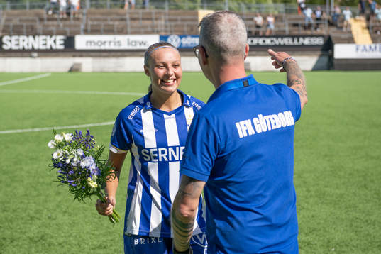 IFK Göteborgs Filippa Hopkins hyllas