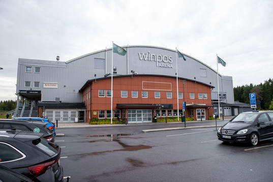 Winpos arena innan träningsmatchen mellan Björklöven och