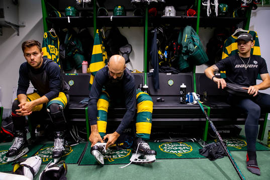 Björklövens Mattias Nörstebö Daniel Rahimi och Ryan