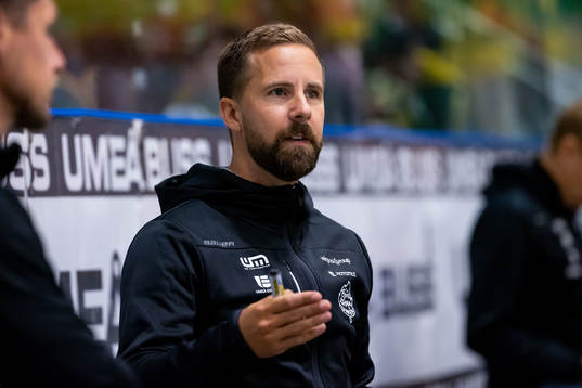 Björklövens tränare Viktor Stråhle