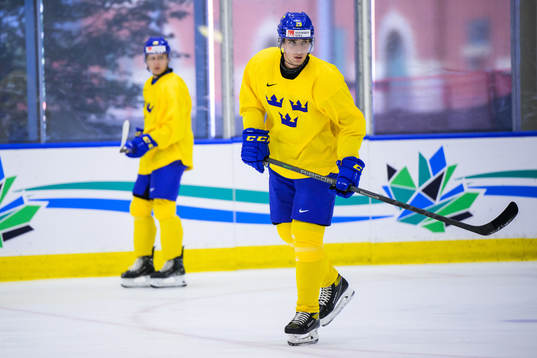 Daniel Torgersson of Sweden at a practice session