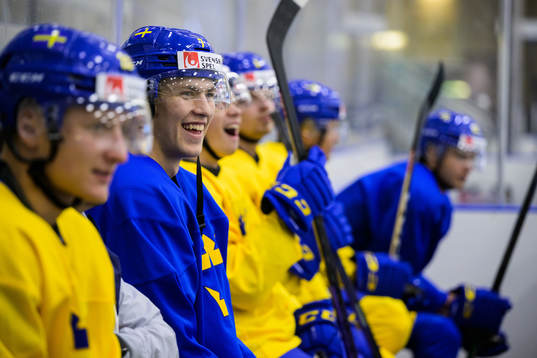 Simon Edvinsson of Sweden at a practice session