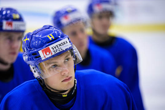 Fabian Lysell of Sweden at a practice session