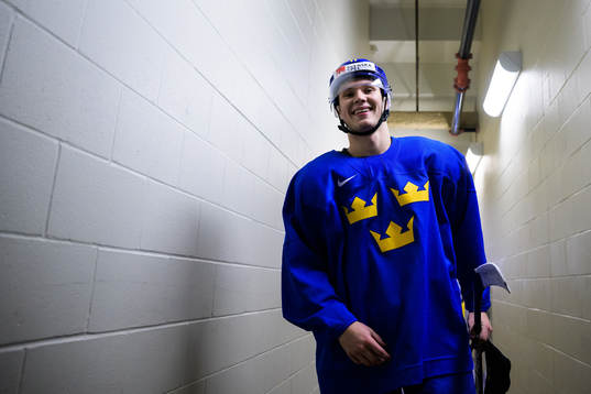 Fabian Lysell of Sweden at a practice session