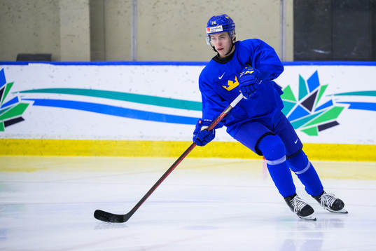 Jonathan Lekkerimäki of Sweden at a practice session