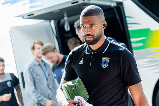 Sirius Kristopher Da Graca före fotbollsmatchen i