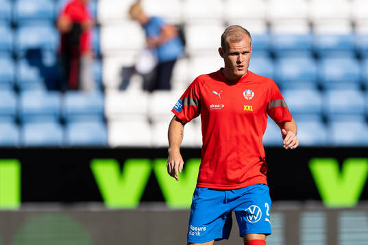 Helsingborgs Philip Rejnhold före fotbollsmatchen i