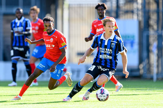 Helsingborgs Taha Abdi Ali och Sirius Daniel Stensson