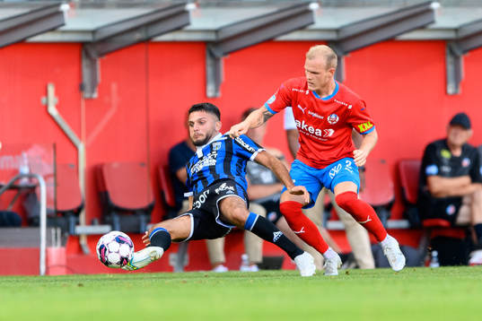 Sirius Edi Sylisufay och Helsingborgs Philip Rejnhold