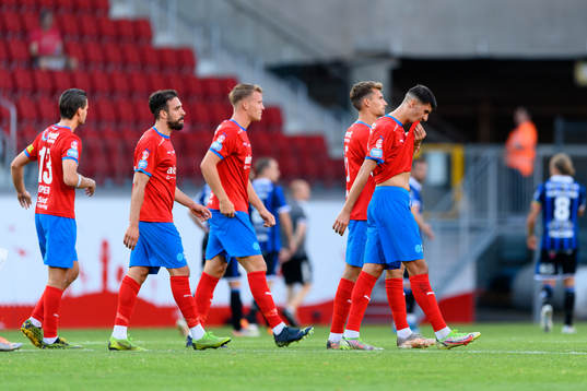 Helsingborgs spelare deppar