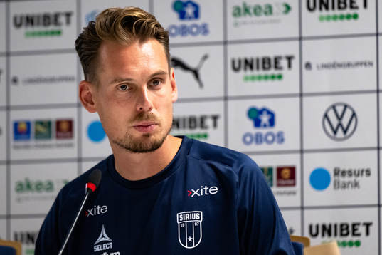 Sirius tränare Daniel Bäckström