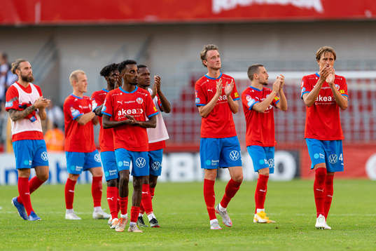 Helsingborgs spelare tackar publiken