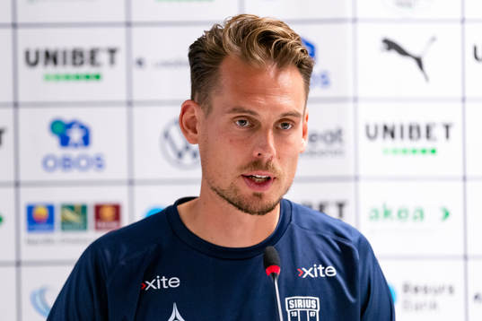 Sirius tränare Daniel Bäckström