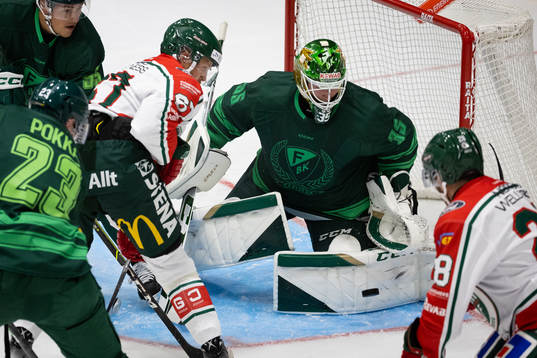 Färjestads målvakt Dennis Hildeby