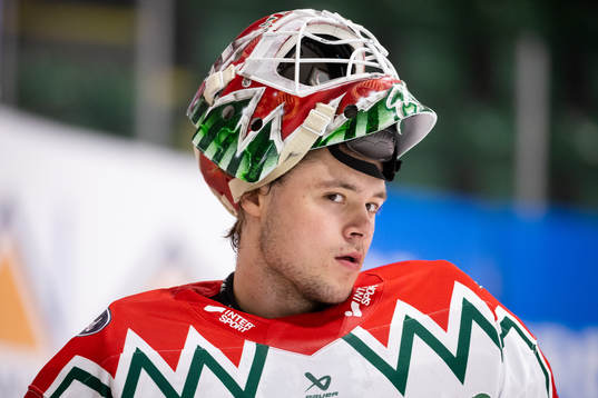 Frölundas målvakt Frederik Dichow