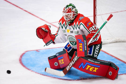 Frölundas målvakt Frederik Dichow
