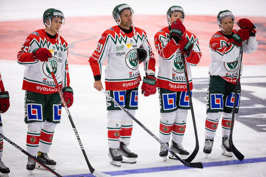 Frölundas Pontus Johansson, Joel Lundqvist, Mats Rosseli