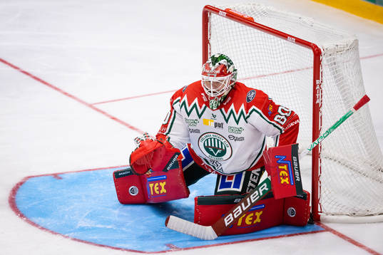Frölundas målvakt Frederik Dichow