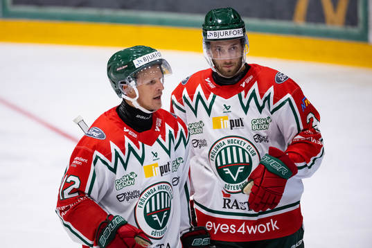 Frölundas Max Friberg och Petteri Lindbohm