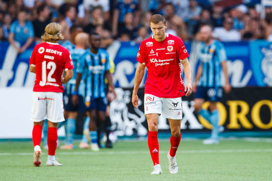 Kalmars Davíd Kristján Ólafsson deppar